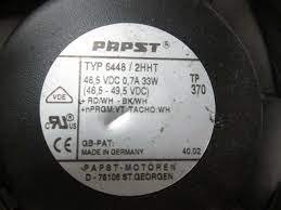 ebm-Papst Typ: 6448 / 2HHT Fan w/ Metal Enclosure