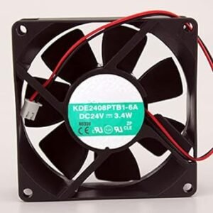 KDE2408PTB1-6A Fan 24V 3.4W 80mm L×80mm W×25mm H Inverter Cooling Fan